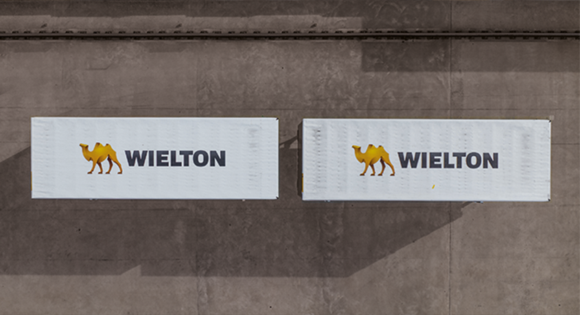 Grafik auf der Dachplane
